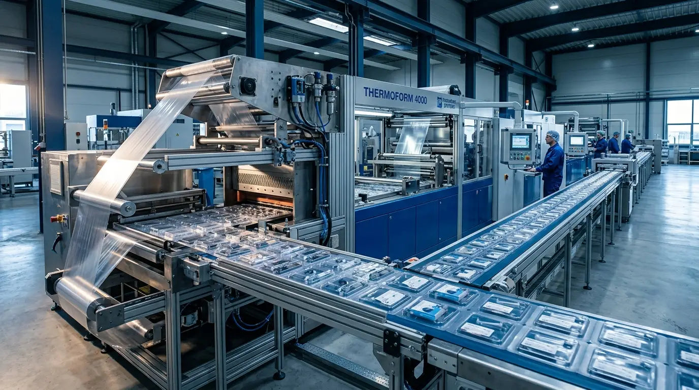 Thermoforming packaging machinery